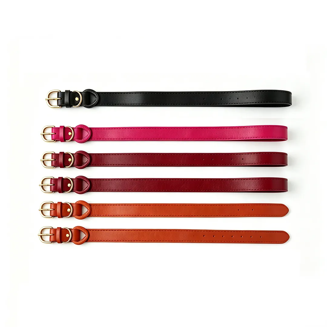 Minimalist Slim Leather Collar